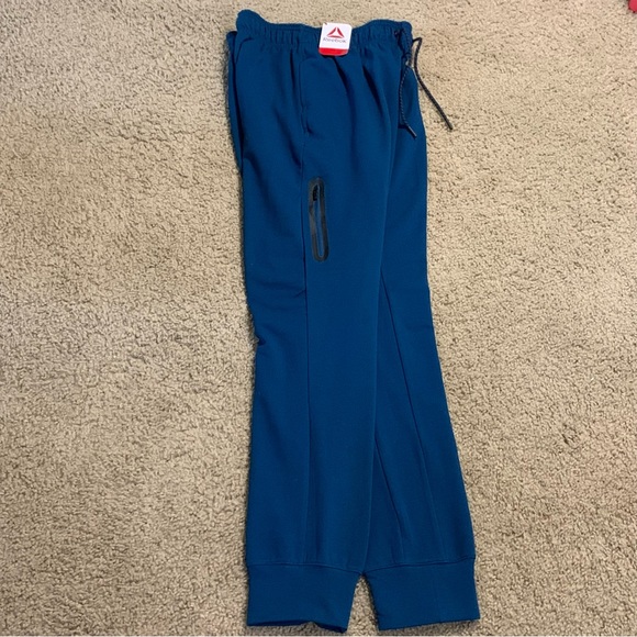 Reebok Pants Reebok Mens Pace Runner Slim French Terry Active Pants